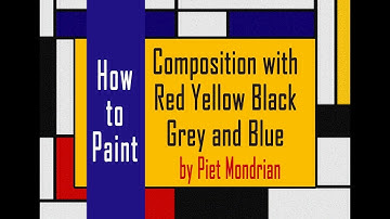 How to Paint Piet Mondrian