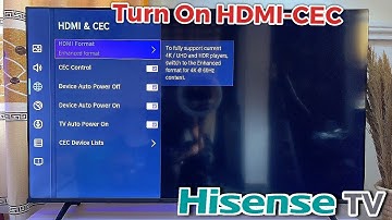 Hisense Smart TV: How to Enable HDMI-CEC