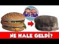 Hamburgeri 1 Ay Dışarıda Beklettik - NE HALE GELDİ? + Döner, Süt, Patates, Gofret