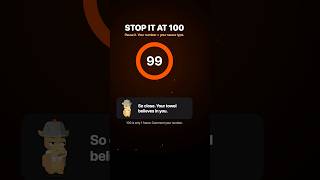 Stop it at 100. It's only 1 frame.