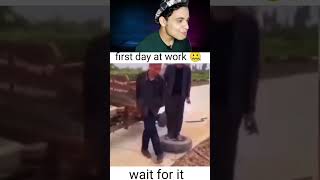 My first day experience at work 😭😂#shorts#memes.