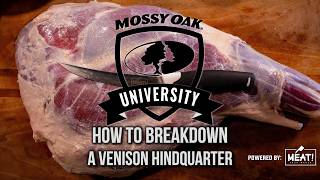 How To Break Down A Venison Hindquarter Mossy Oak University