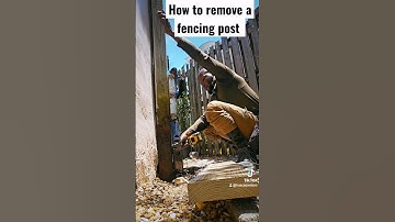 The Ultimate Trick for Removing Fence Posts