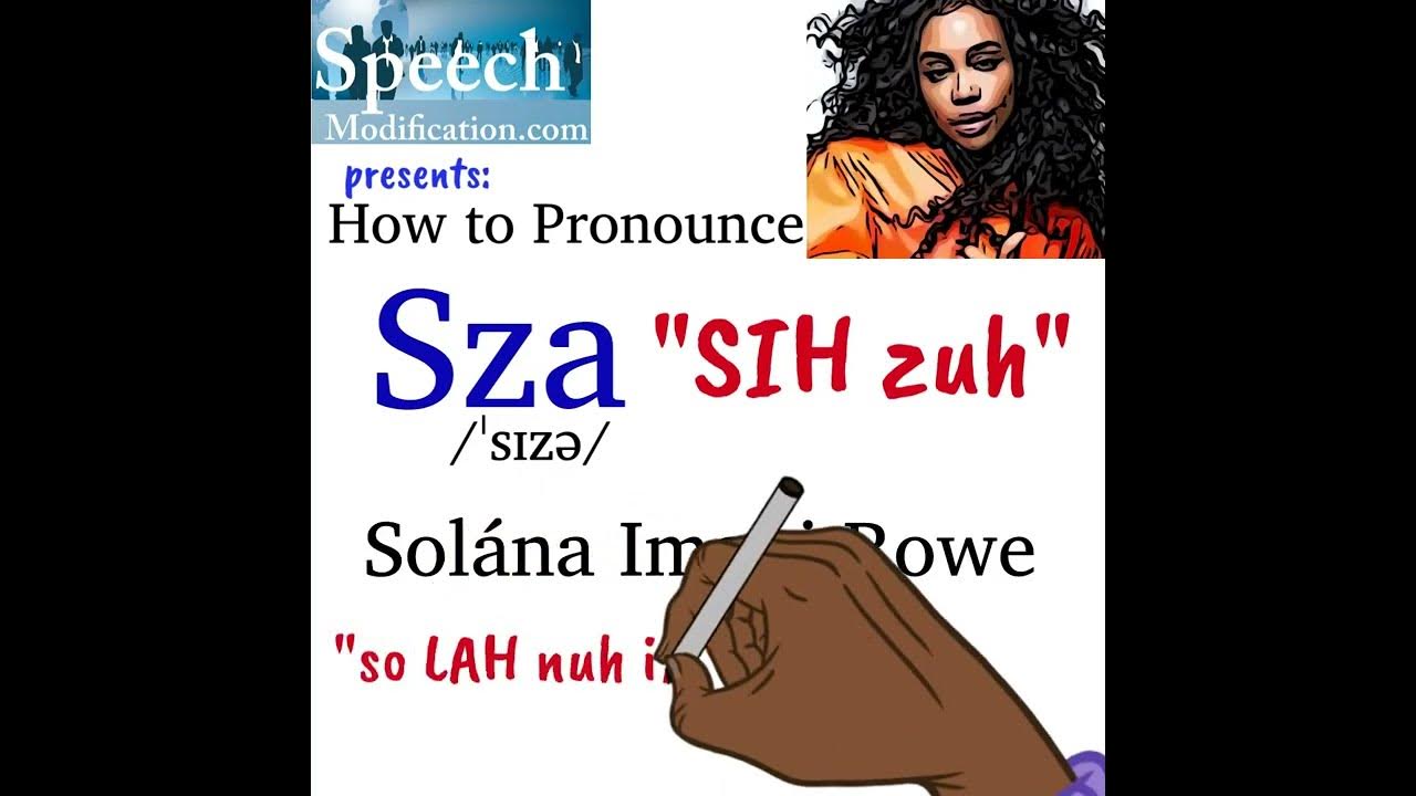 How to Pronounce Sza (Real Name) YouTube