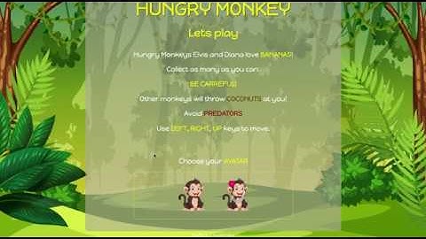 Hungry Monkey - the first Ironhack Project