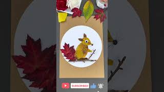 Leaf Art Magic! Turn fall leaves into adorable creatures. #DIY #AutumnCrafts #LeafArt