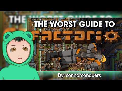 Reacting to "The Worst Guide To Factorio" by @Connor Conquers