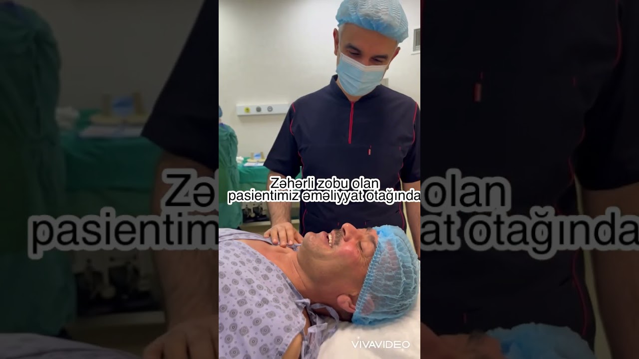 Zəhərli 🦋zobu olan pasientimizin əməliyyat otağında və əməliyyatdan 1 gün sonrakı müsahibəsi👍