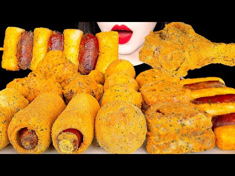 ASMR <strong>BHC</strong> BBURINGKLE FRIED CHICKEN CHEESE BALLS 뿌링클 치킨 치즈볼 사이드 <strong>메뉴</strong> 먹방 MUKBANG EATING SOUNDS 咀嚼音チキン