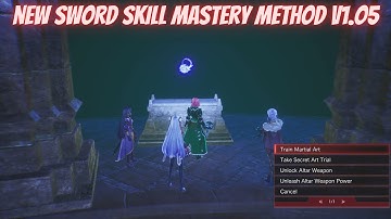 Sword Art Online Last Recollection New Sword Skill Mastery Farming Version 1.05