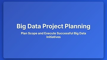 Big Data Project Planning for Beginners: Scope, Execution & Success