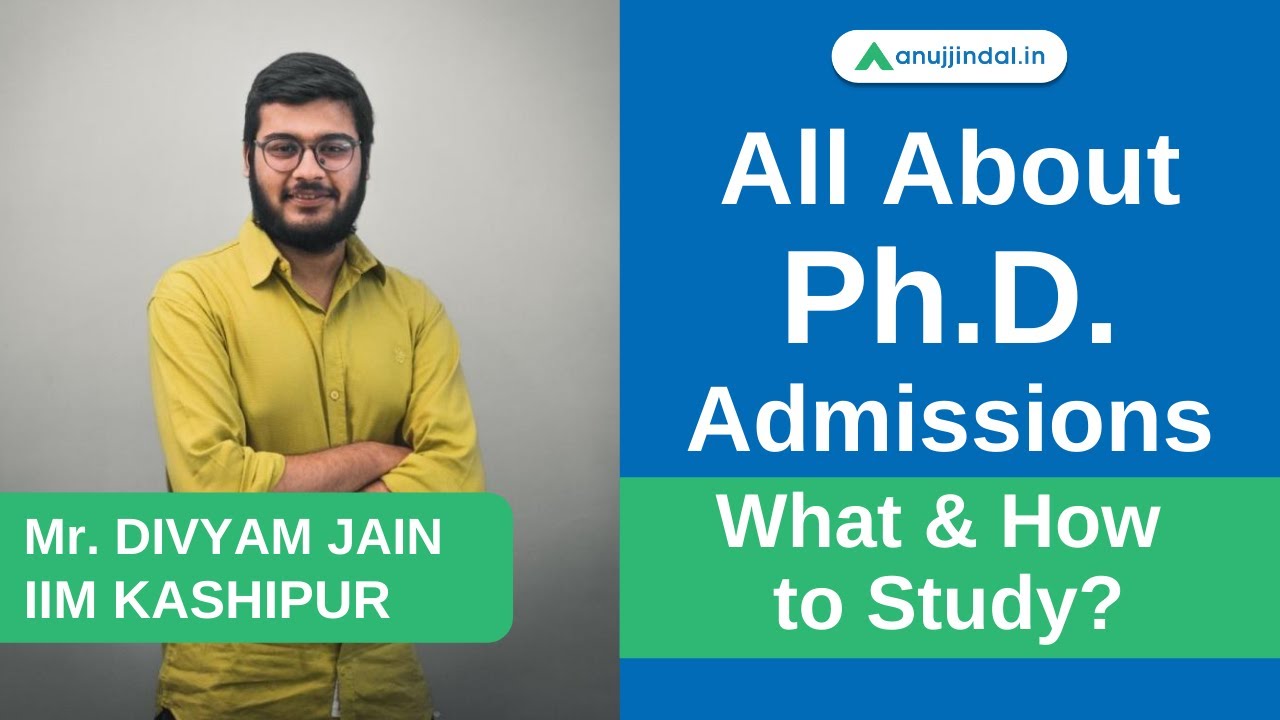 how to pursue phd from iim