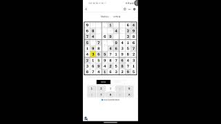 NYT Games Sudoku Easy Medium 3/17/2024 screenshot 1