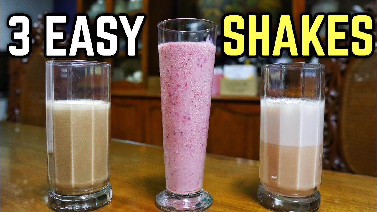 3 EASY SMOOTHIE RECIPES Health, Cutting, Bulking Protein Smoothie