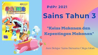 PdPr 2021 Sains Tahun 3. Kelas Makanan dan Kepentingan Makanan.