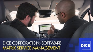 Matrix Service Manager Overview and Highlights | DICE Corporation