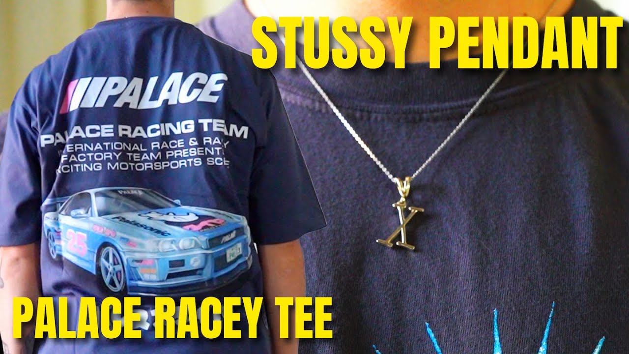 Palace Racey Tee & Stussy Silver Pendant In-Store Pick-Ups - YouTube