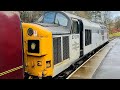 Class 37 Diesel Locomotive 37075 on the Keighley &amp; Worth Valley Railway