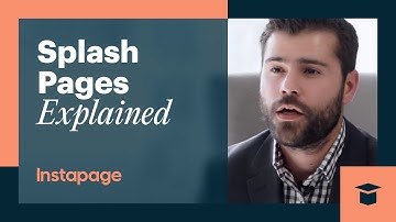 What is a Splash Page?