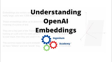 Understanding Embeddings In OpenAI API | Langchain | Ingenium Academy