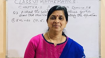 Algebra - Exercise 11.5 Question 3 , 4 and 5 Class 6 Mathematics NCERT Book Chapter 11