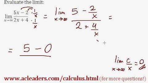 LIMITS - Evaluating the limit of an expression as 