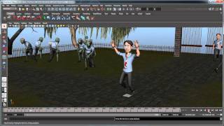 Creating a zombie simulation using MEL - Part 5