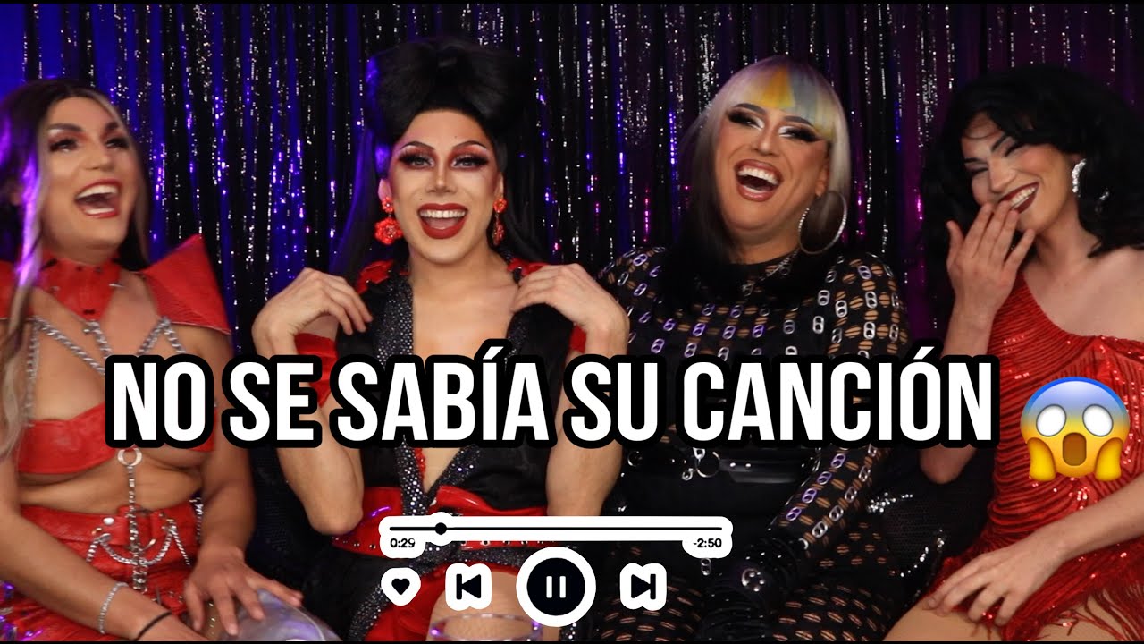 LA DRAGA NO SE SABIA SU CANCION!!! 😱😭