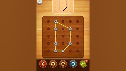 Line Puzzle String Art Oak Level 4 Solution