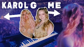 Karol G Live KEYS CAM 🎹 (Bichota/Makinon Medley)