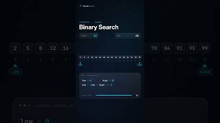 Binary Search Explained in 80 Seconds | O(log n) Visualized