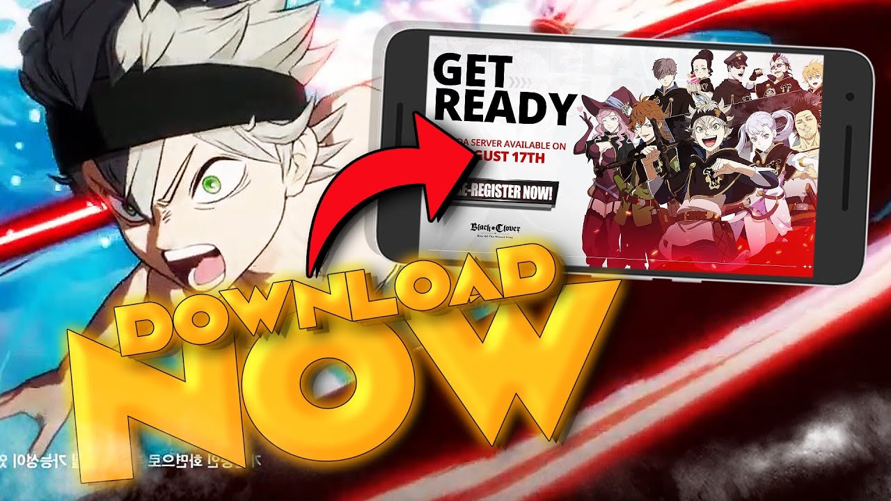 HOW TO DOWNLOAD AND PLAY ENGLISH BLACK CLOVER MOBILE!!!