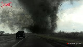 🔴MONSTER Hail & TORNADO OUTBREAK Potential - Live Storm Chase