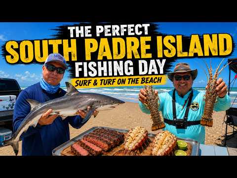 The PERFECT South Padre Island Fishing Day | Surf & Turf on the Beach