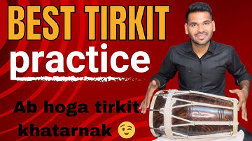 Tirkit practice on dholak | how to play tirkit | tirkit practice | dholak lesson by abhay bhawsar