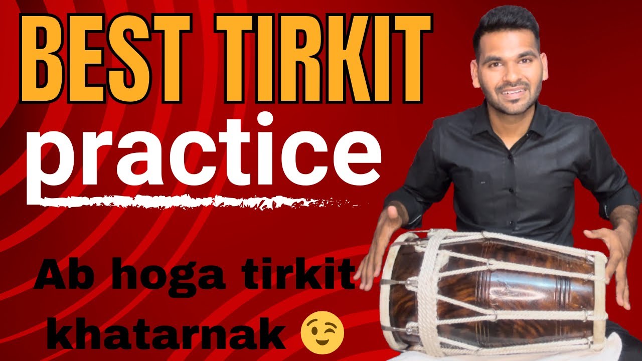 Tirkit practice on dholak | how to play tirkit | tirkit practice | dholak lesson by abhay bhawsar