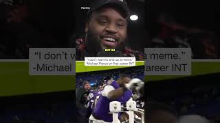 355-lb DT Michael Pierce said he made a business decision 🤣 #shorts