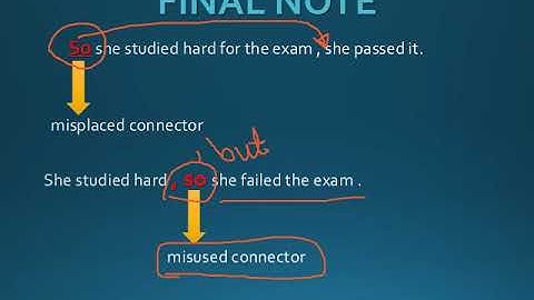 Structure SKILL 6   Use coordinate connectors correctly