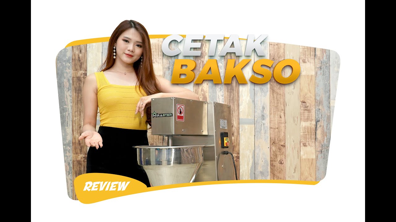 REVIEW MESIN CETAK BAKSO MBM SERIES - MESIN INI CETAK RATUSAN PENTOL BAKSO CUMA DALAM 1 MENIT