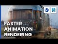 Render animations up to x4 times faster with vray gpu