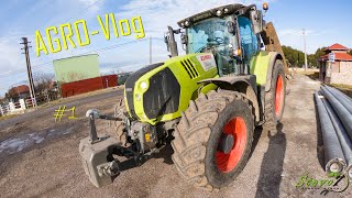 AGRO-Vlog #1 Smykovanie s Claas Arion 650