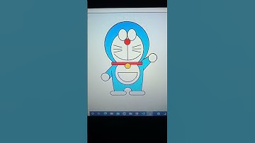 Draw doremon in python😳. || #Shorts