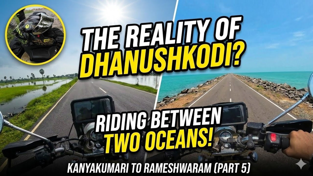 The Reality of Dhanushkodi 🌊 | Kanyakumari to Rameshwaram Ride (Part 5)