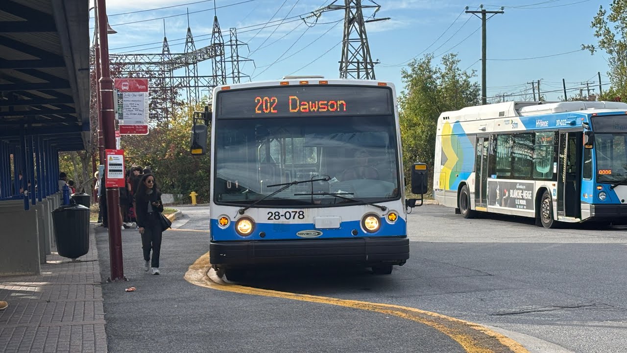 Last day of STM strike compilation (Deadheading trains, and buses)