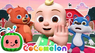 play a game freeze dance cocomelon animal time animals for kids