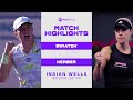 Iga Swiatek vs. Angelique Kerber | 2022 Indian Wells Round of 16 | WTA Match Highlights