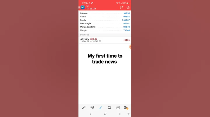 My first time to trade news CPI - DayDayNews
