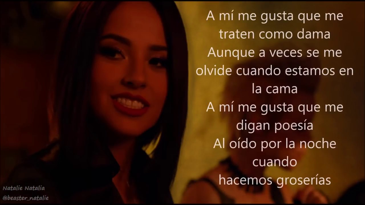 A Mi Me Gustan Mayores Becky G Letra Mayores letra Becky G Bad bunny - YouTube