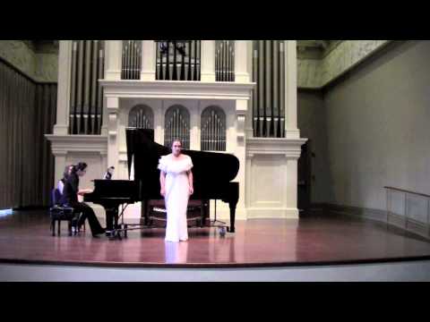 Shelby Claire performs Botschaft by Johannes Brahms
