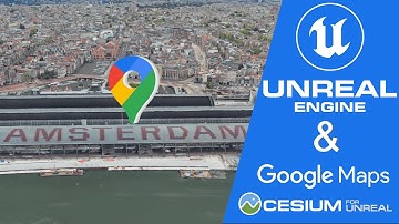 Cesium Google Maps tutorial | Unreal Engine 5 full tutorial  (at Amsterdam 🇳🇱)